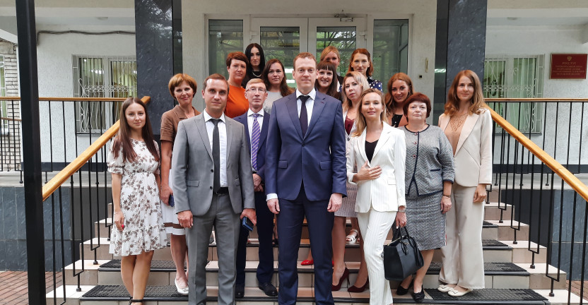 5 августа 2021 года Тульскую область с рабочим визитом посетила делегация Росстата во главе с руководителем П. Малковым.